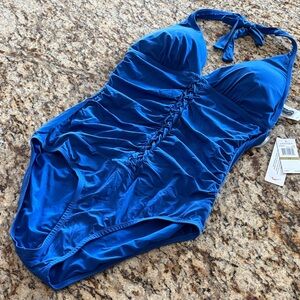 Jantzen Royal Blue One Piece Swimsuit